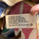 Tabitha Brown Tunic Top Cover Up Size 1X Multicolored Print‎ Button Front Pink Photo 2