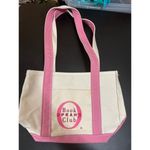 Oprah’s Book Club Embroidered Large Boat & Tote Bag by LL Bean Blue White USA Photo 1