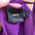 ASOS  maternity purple dress size 2 S Small Photo 3