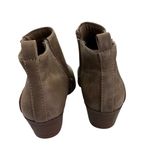 kim rogers Western Ankle Boots Low Heel Side Zip Taupe L Photo 4