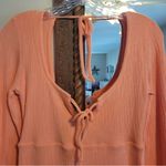 Free People - Brynne Boho Flared Long Bell Sleeve Open Back Mini Dress NWOT Photo 6