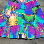 Dona Jo High Rise Tennis Golf Skirt Skort Multicolor Pink Green Size Small Photo 1