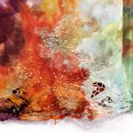 Studio 1940 Plus Size 14/16 Skirt Handmade Tie Dye Eyelet Hem Green Orange 1339 Photo 9