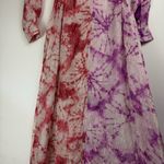 NWT Rococo Sand Revolve Ava Metallic Tie Dye Dress Sz Small Two Tone Pink Photo 13