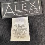 Alex Evenings  Metallic Open Front Jacket with Matching Tank Photo 11
