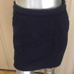 Boden Blue Lined Mini Skirt with Pockets Women's Size 6 Photo 2