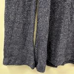 Rachel Pally  Ada Navy Blue Metallic Rib Long Sleeve‎ Mock Neck Sweater Sz M Photo 12