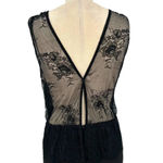 ZARA  Jumpsuit Lace Peplum Combined Sleeveless Black Size‎ Small Photo 8