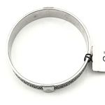 Coach Signature C Logo Silver Tone Bangle Bracelet NWT Photo 5