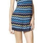 Missoni  for Target Knit Dress Womens‎ Medium Zigzag Pattern Short Sleeve Photo 0