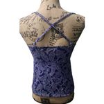 PINK - Victoria's Secret Victoria's Secret Womens Size M/L Tankini Set Blue Purple Paisley Print‎ Photo 4