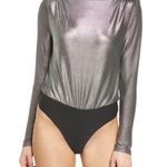 4TH & RECKLESS Liberty Metallic Bodysuit Color: Metallic Size: XL (12/14) NEW W Gray Photo 2