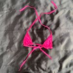 💕 One Size Skimpy Hot Pink Rhinestone Crystal Bikini Top 💕 Photo 2