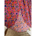 Natural Life  Floral Smocked Maxi Dress Skirt Strapless Slit Boho L Cottagecore Photo 4