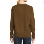 Madewell NEW plus Bowden Henley Sweater in Coziest Yarn, brown,plus size: 1X Photo 2
