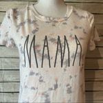 Rae Dunn  Mama Graphic T-Shirt-Light Tie-dyed Stretch XS Photo 6
