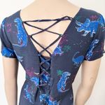Modcloth [] Always On The Move Way Easy Dinosaurs Novelty Mini Shift Dress Sz XL Photo 3
