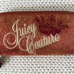 Juicy Couture Pink Velour Princess Embroidered Logo Crown Zip Continental Wallet Photo 0