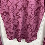 Free People Intimately You And I Long Sleeve Mock Neck Top Size Small Mauve Pink Photo 5