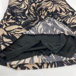 Covington  Woman Black and tan Beige Floral Sleeveless floral dress 18 W Photo 5