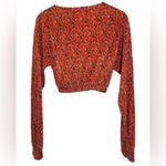 Urban Outfitters Floral Plisse Wrap Top Photo 4