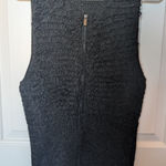 BCBG Maxazria Alpaca Blend Textured Knit Vest Women's Small Grey Photo 0