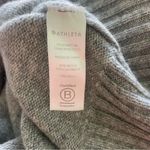 Athleta  Heather Gray V-Neck Sweater Photo 4