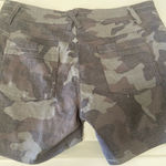 prAna  Size 10 Charcoal Camo shorts organic Olivia $89 Photo 4