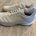 Adidas  Women's Crazyflight X 3 volleyball shoe in white with a gum sole Photo 4