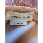 Lovers + Friends  Juliette Boho One Shoulder Pink Top Size Small Photo 5