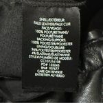 Alice + Olivia  Liliana Black Vegan Leather Faux Leather Paperbag Pants Size XS Photo 12