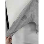 Olive & Oak Sherpa Skull Cropped Sweatshirt Women Small Silver Skater Goth Photo 7