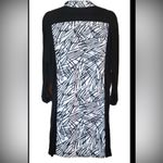 Bcbg MaxAzria zebra combo jersey shirt dress 90’s vintage Photo 1