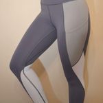 Athleta Beige Color Block Leggings  Photo 0