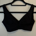 We Wore What  Black Seamless Bra Size Small Photo 0