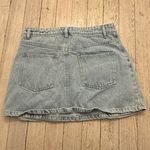 Hazel Boutique  Women’s Light Wash Front Pocket Denim Mini Skirt Size S Photo 1