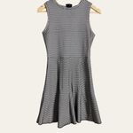 ZARA  Scuba Net Mesh Fit & Flare Sleeveless Skater Mini Dress Size XS Photo 1