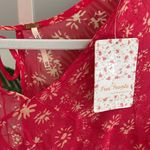 Free People  WALLFLOWER‎ PRINTED MIDI DRESS, RASPBERRY COMBO Photo 2