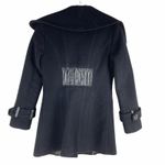 Mackage Wool Cashmere Leather Trim Short Coat Jacket Black Size XS Photo 4