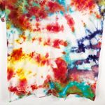 Merona Womens Size XL Top Tie Dye Enemies to Lovers Red Blue Handmade 1159 Photo 5