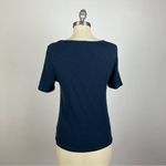 Scotch & Soda  Navy Blue Square Neck Top Photo 5