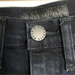 Rock & Republic Dark Wash Raw Hem High Roller Skinny Jeans Photo 4