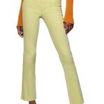 ZARA Women's Light Yellow Flare Jeans Photo 0