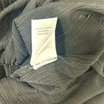 Lulus Lulu’s Metallic Gold Party Dress Small Semi Sheer Faux Wrap Night Out Photo 12