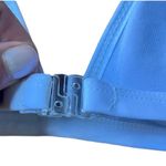 Cupshe Palm leaf green and white triangle bikini top Women’s Size Small Photo 4