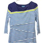 J. McLaughlin ‎ Blue Striped Catalina Cloth Nicola Dress Size SMALL Photo 3