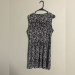 Tommy Hilfiger  Sleeveless Sheath Dress Size 12 Large Black White Geometric New Photo 1