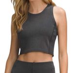 Lululemon Ribbed Softstreme Cropped Tank Top Black Size 2 Photo 0