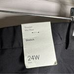 Prologue NWT  Black Stretch Mid Rise Trouser Pant size 24W Photo 8