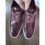 Prada  Women’s Derby Red Leather Morgue Shoes 38.5 US Sz 8 Photo 8